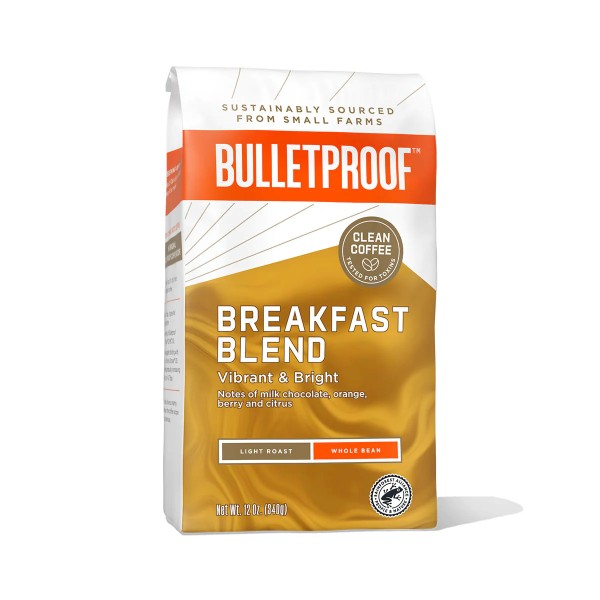Bulletproof Coffee, Breakfast Blend - ganze Bohnen